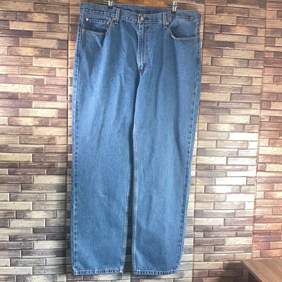 Pre Owned Levi's Blue Relaxed Fit Men's Jeans 42x34 - Picture 1 of 10